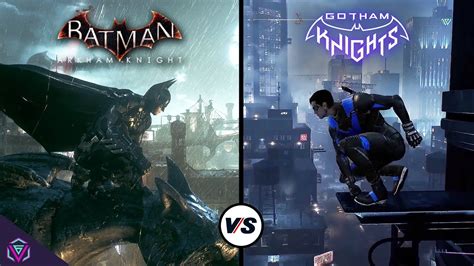 arkham city vs gotham city|batman arkham knight gotham city.